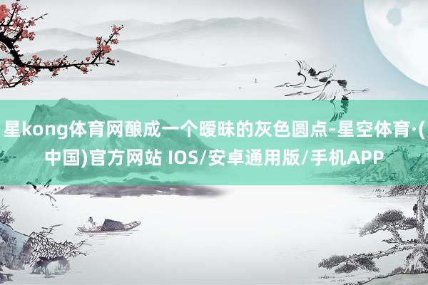 星kong体育网酿成一个暧昧的灰色圆点-星空体育·(中国)官方网站 IOS/安卓通用版/手机APP